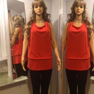 Ann Taylor- Orange Blouse